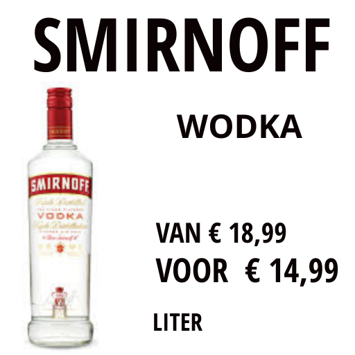SMIRNOFF-WODKA-www.likeurtjesrotterdam.nl-Slijterij van Schaagen